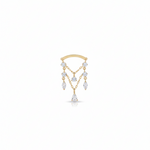 Load image into Gallery viewer, Drops of Radiance Hanging Helix Piercing
