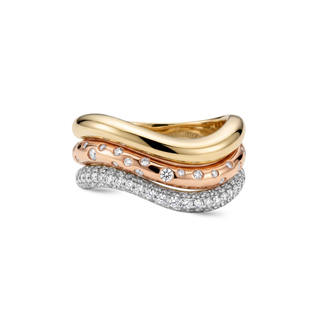 Luxury Edit Wave Pinky Ring