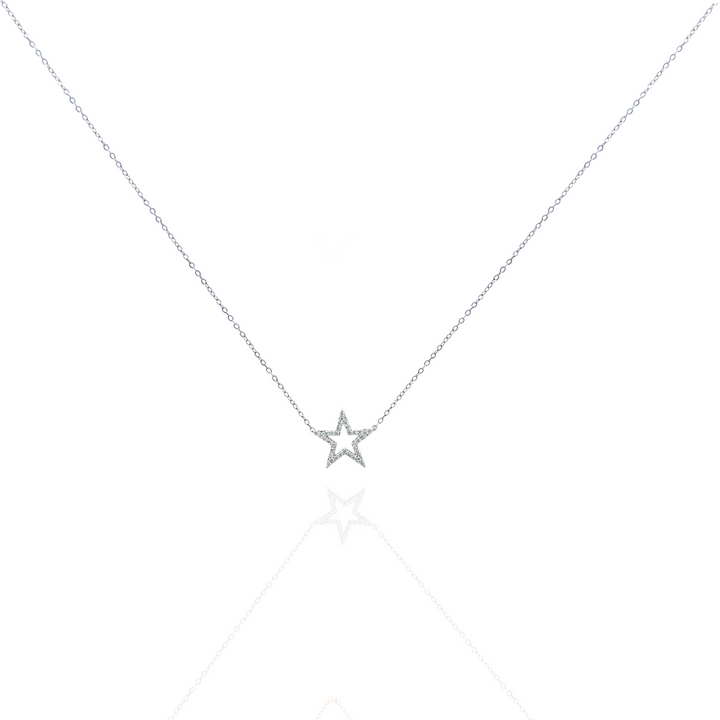 Timeless essentials Diamond Star or Heart Necklace