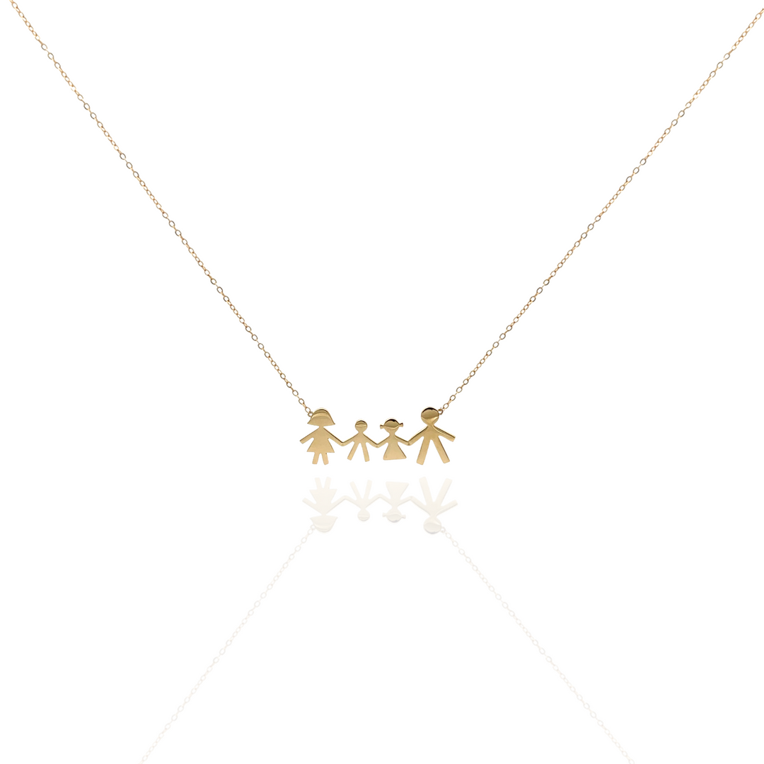 Sentiments Family Gold Necklace