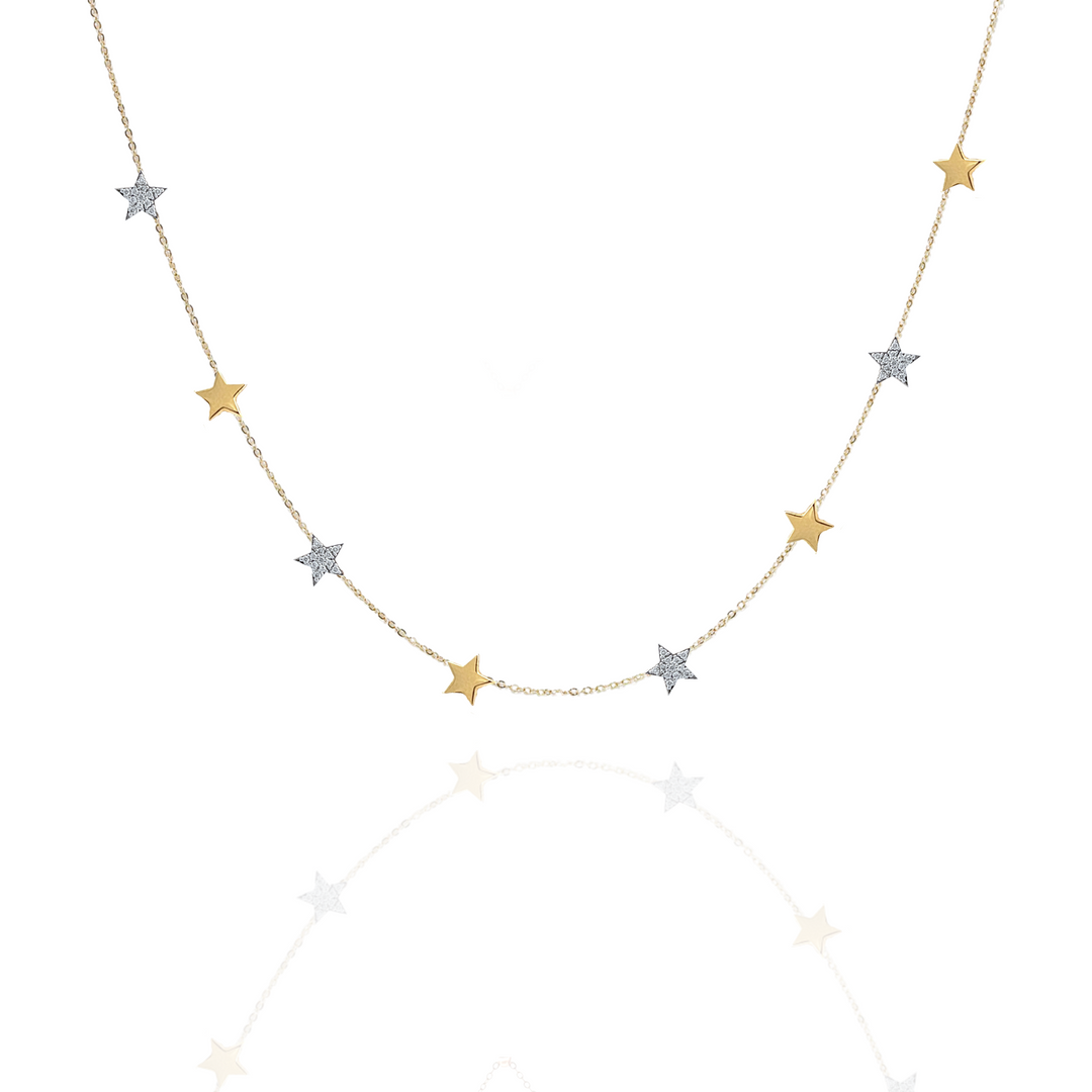Wilderness Multi- Star Chain Necklace