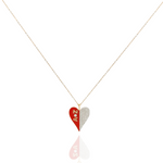 Load image into Gallery viewer, Amour Enamel and Diamonds Necklace
