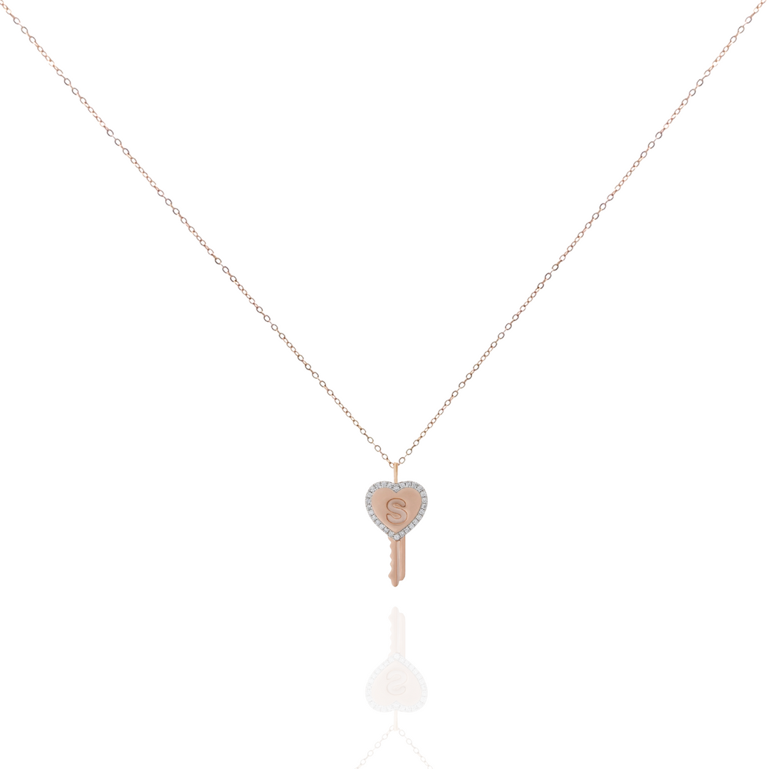 Amour Key Necklace