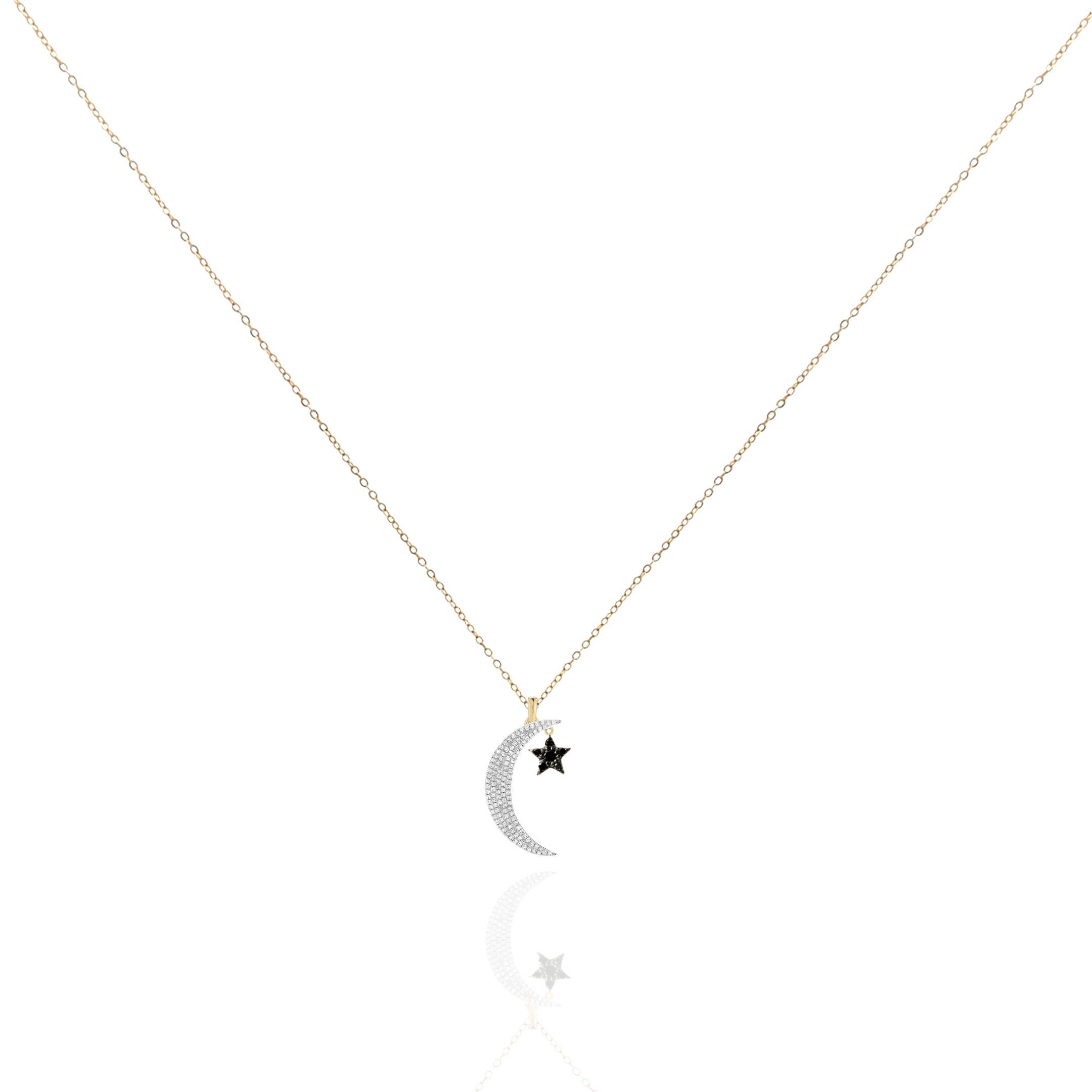 Timeless essentials Star and Moon Necklace