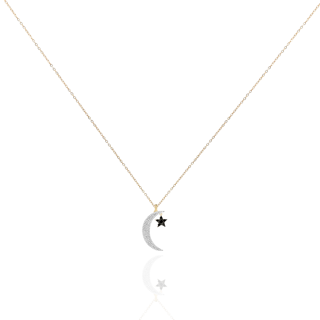 Timeless essentials Star and Moon Necklace