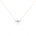 Load image into Gallery viewer, Rainbow Diamond and Enamel Necklace
