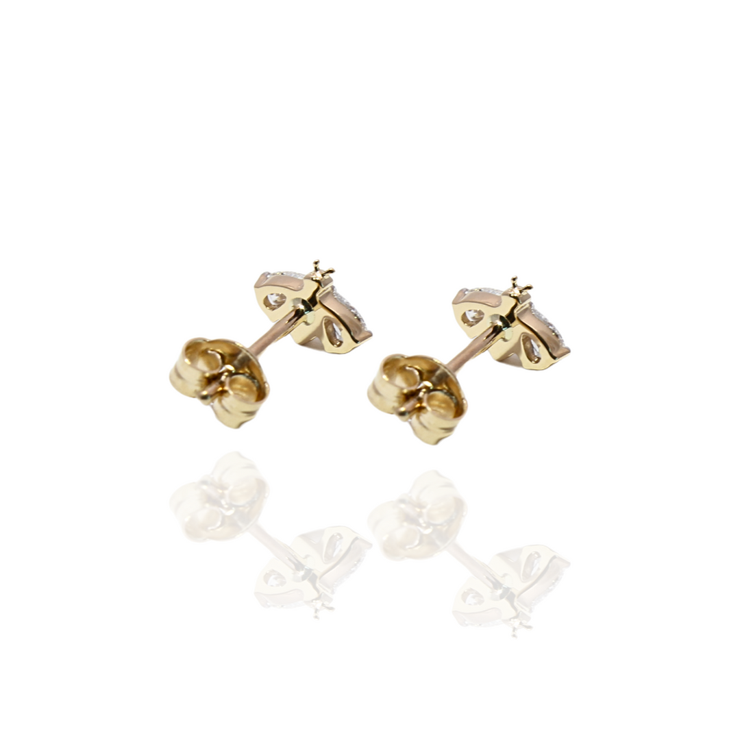 Wilderness Bee Diamond Ear Studs