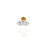 Load image into Gallery viewer, Drops of Radiance Multi Diamond Curve Piercing
