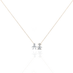 Load image into Gallery viewer, Sentiments Children&#39;s Diamond Necklace
