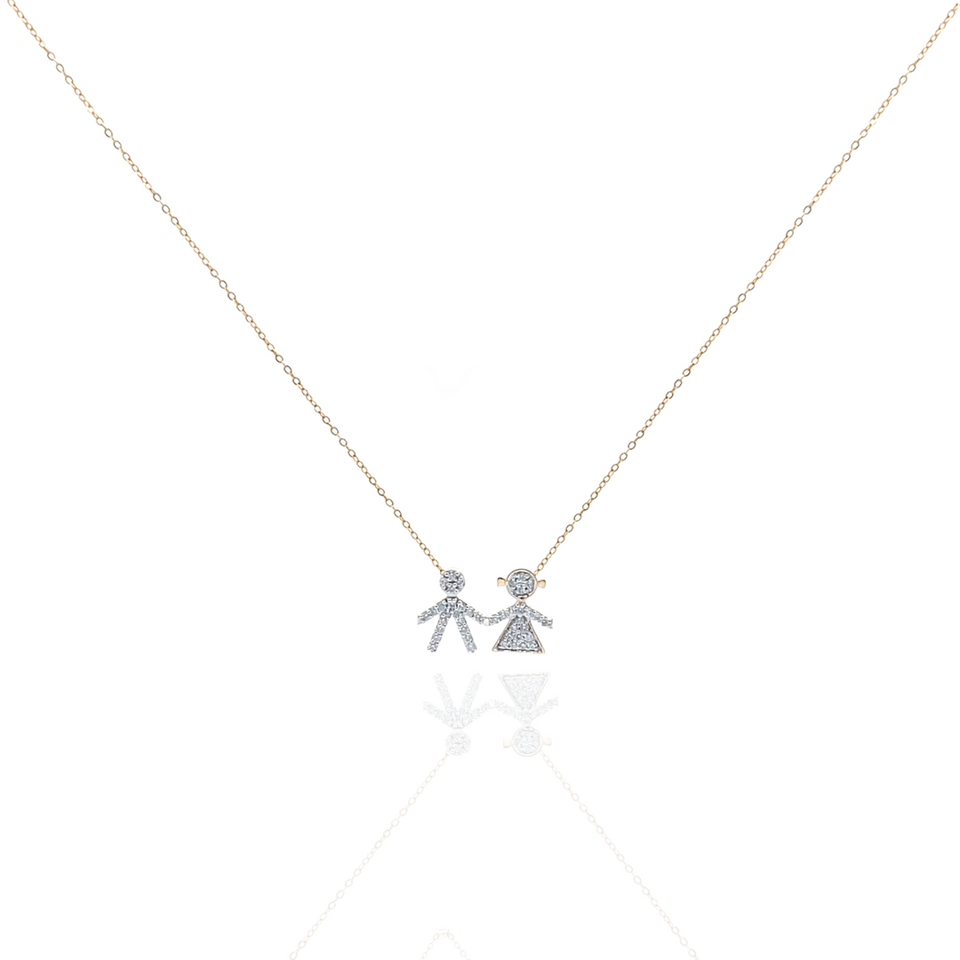Sentiments Children's Diamond Necklace