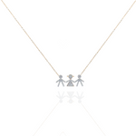 Load image into Gallery viewer, Sentiments Children&#39;s Diamond Necklace
