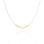 Load image into Gallery viewer, Etched Eight Sided 3D Secret Bar Necklace
