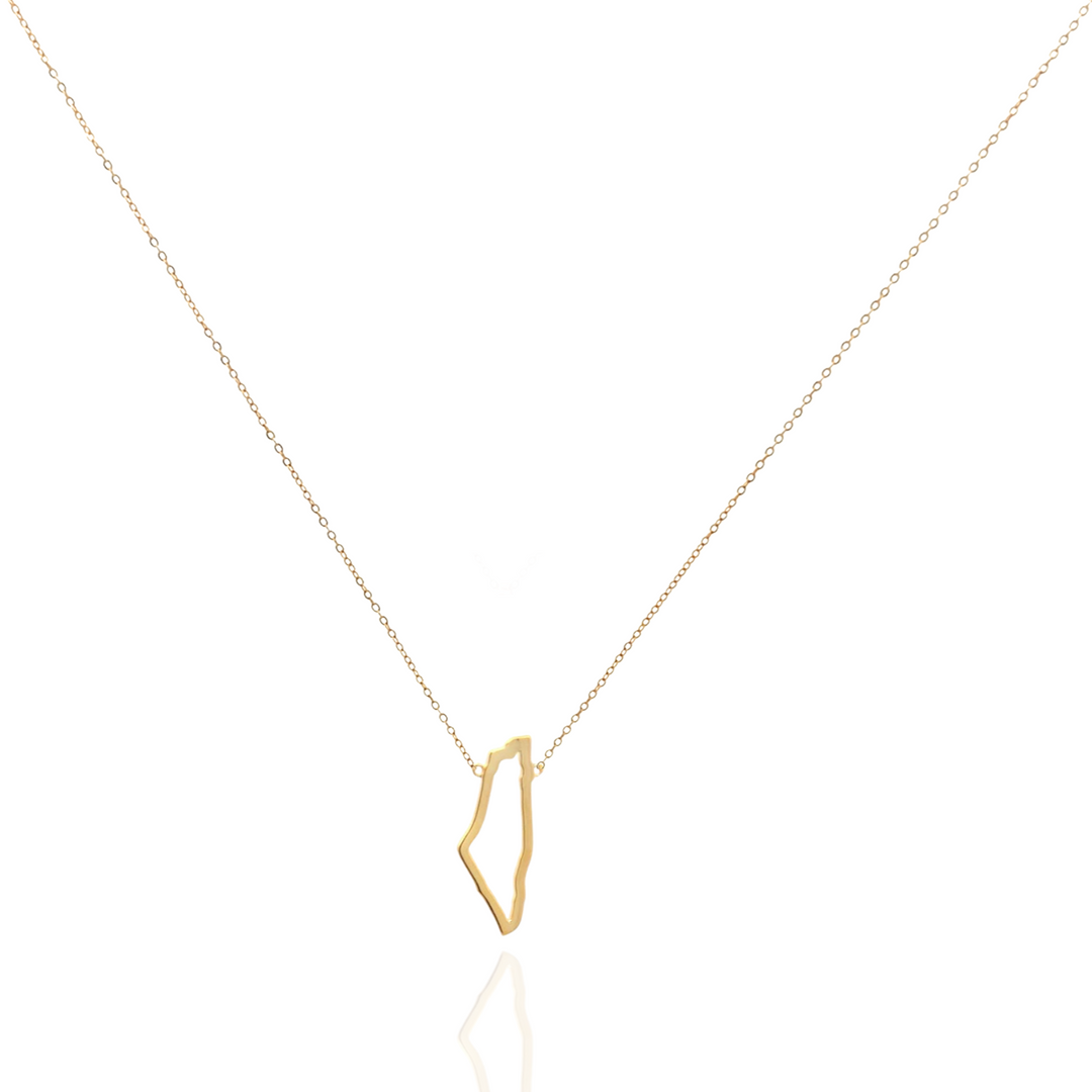World Map Necklace