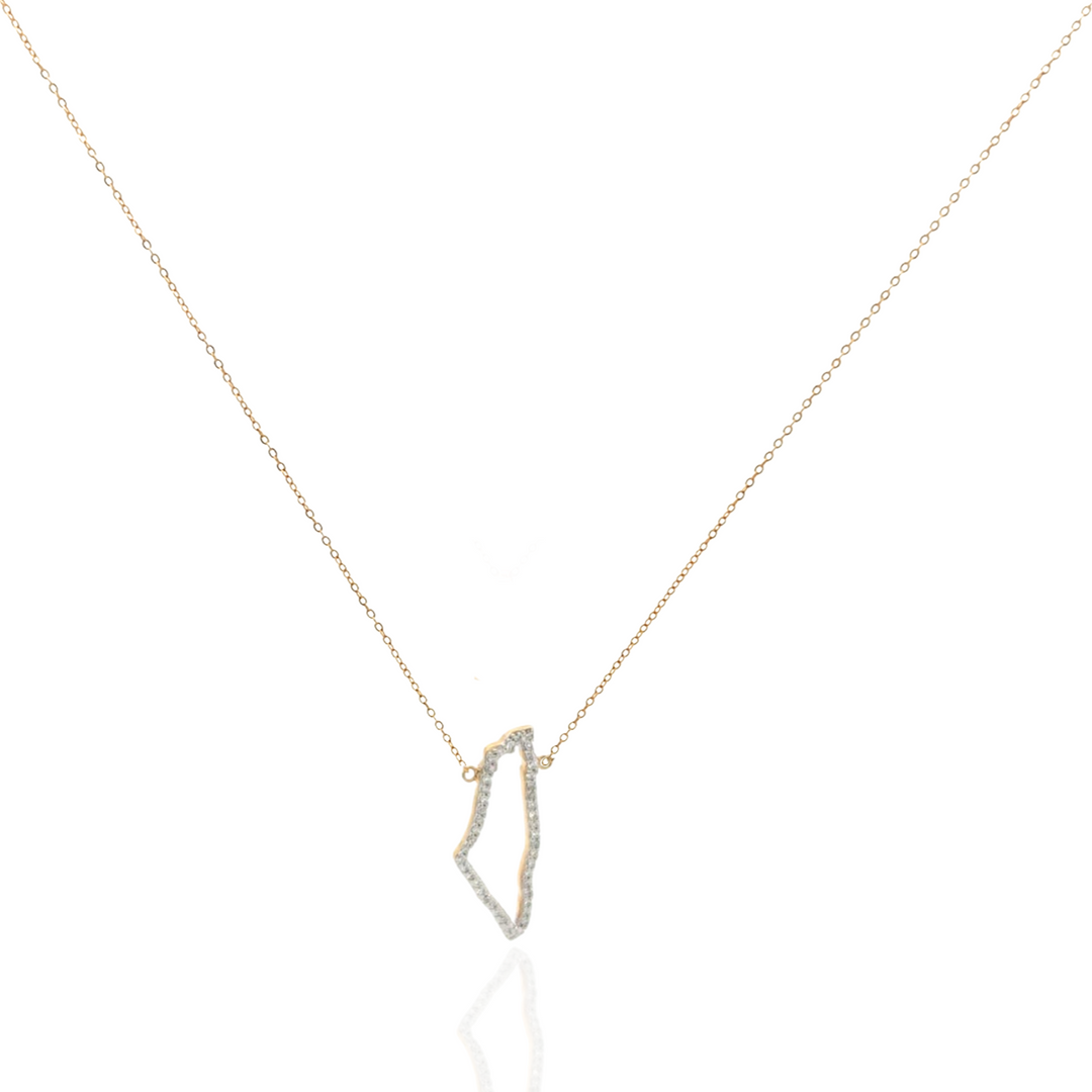 World Map Necklace