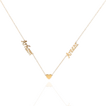 Load image into Gallery viewer, Sentiments Dual Name Necklace
