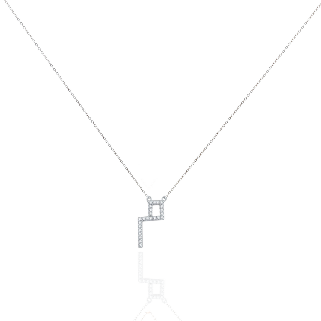 Sentiments Diamonds Alphabet Necklace