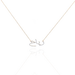 Load image into Gallery viewer, Sentiments Diamond Name Necklace
