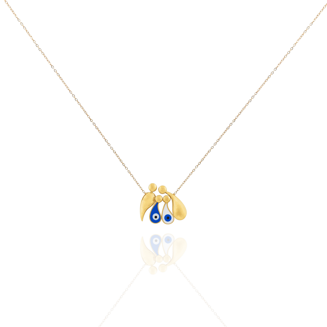 Sentiments Family Enamel Necklace
