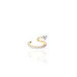 Load image into Gallery viewer, Wilderness Floating Diamond Slip-On Cuff
