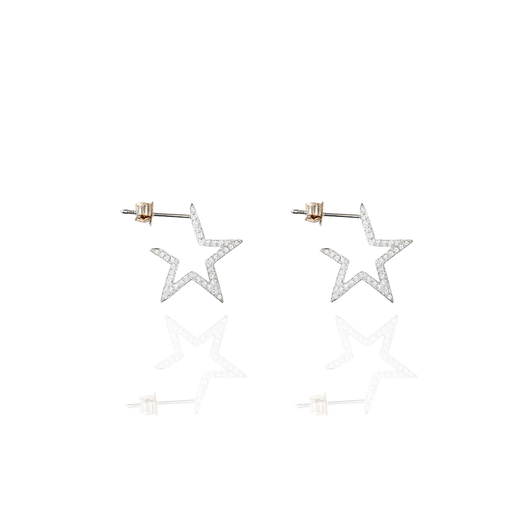 Wilderness Large Star Outline Earrings