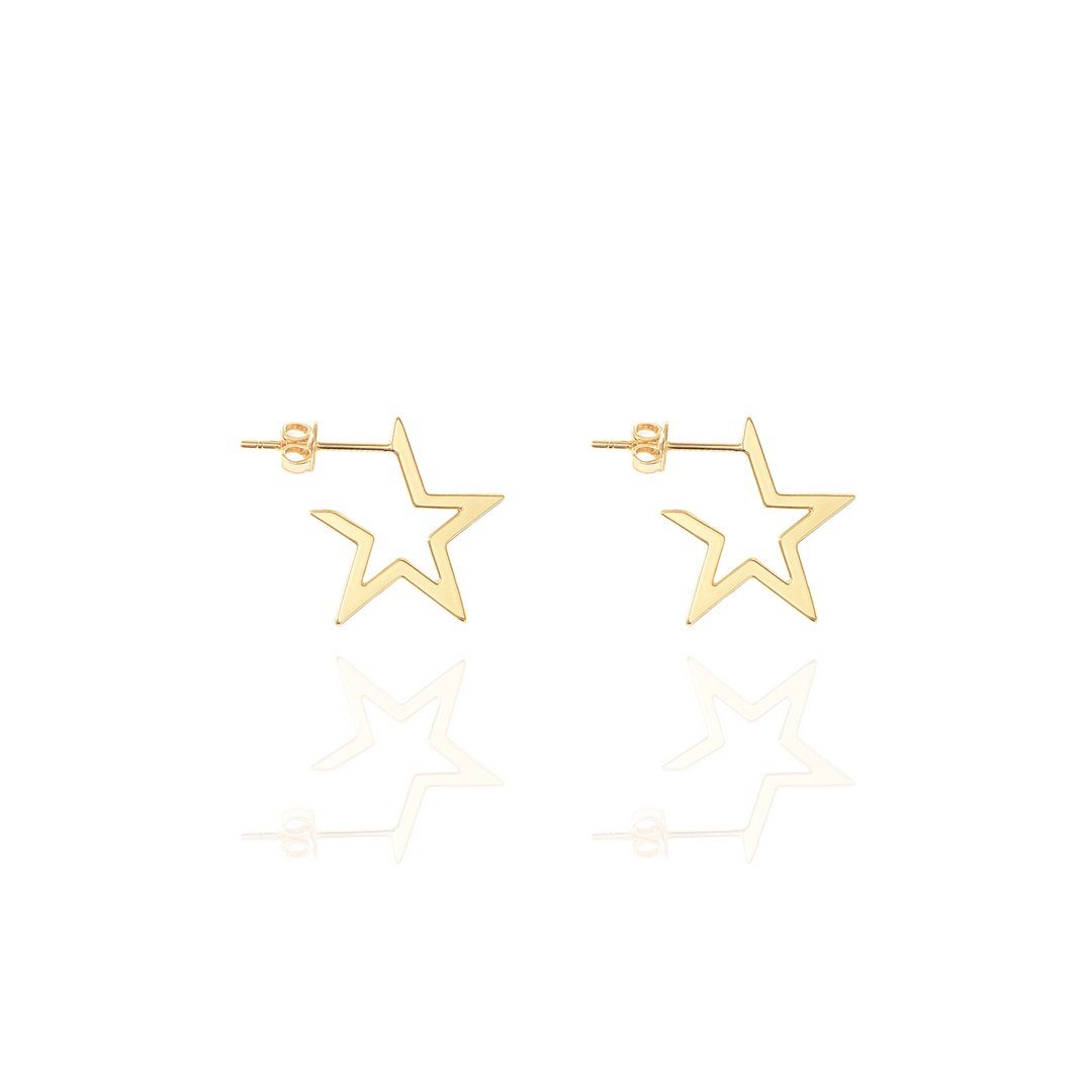 Wilderness Large Star Outline Earrings