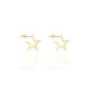 Wilderness Large Star Outline Earrings