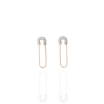 Load image into Gallery viewer, Pin it Up Safety Pin Earrings
