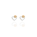 Load image into Gallery viewer, Wilderness Star/ Heart Outline Ear Studs

