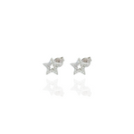 Load image into Gallery viewer, Wilderness Star/ Heart Outline Ear Studs
