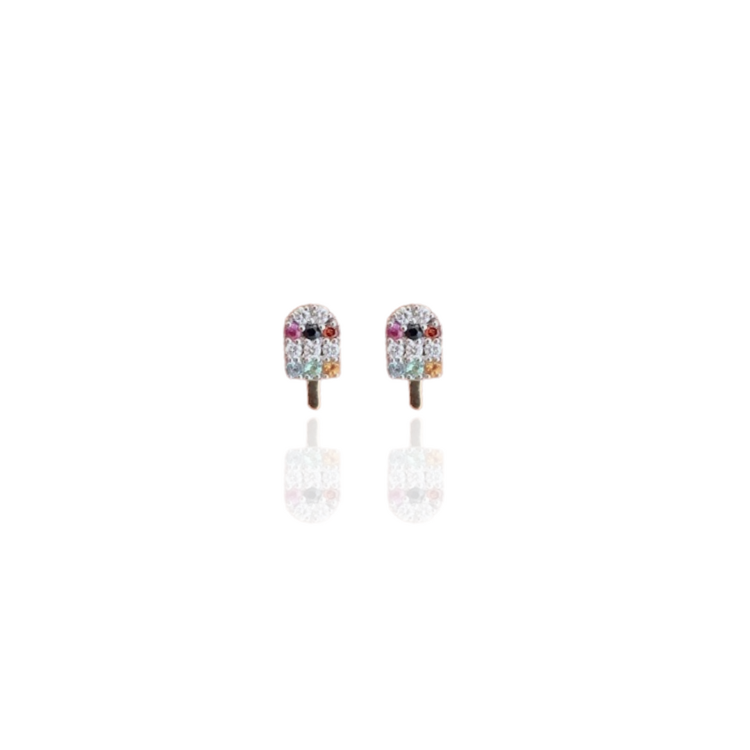 Amira Ice Lolly Diamond Earrings