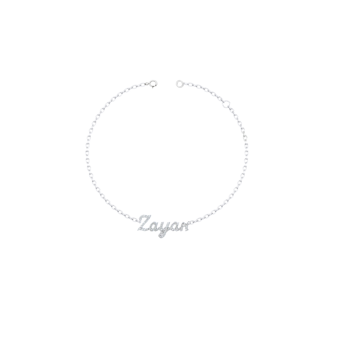 Sentiments Name Bracelet