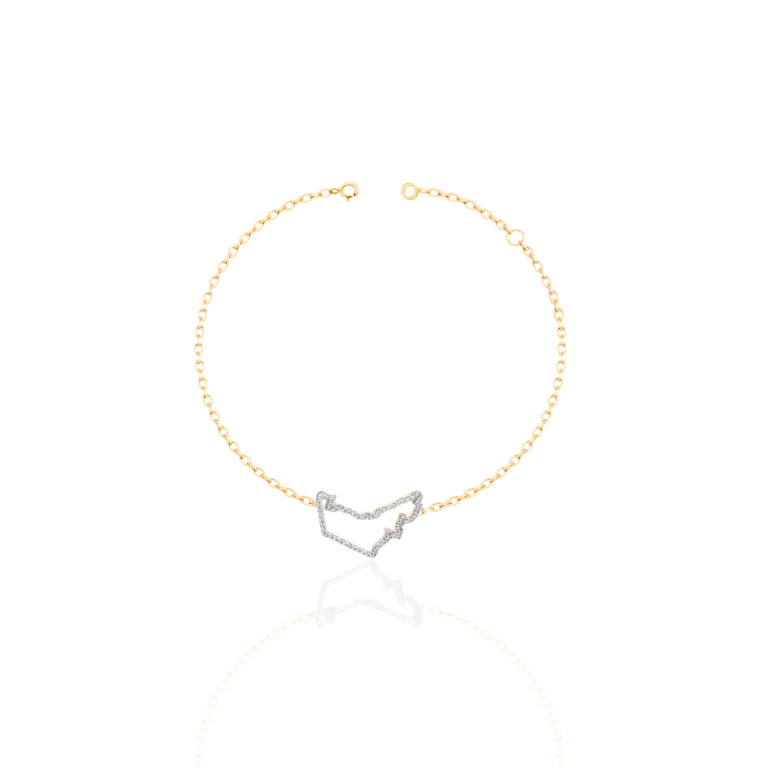 World Maps Bracelet