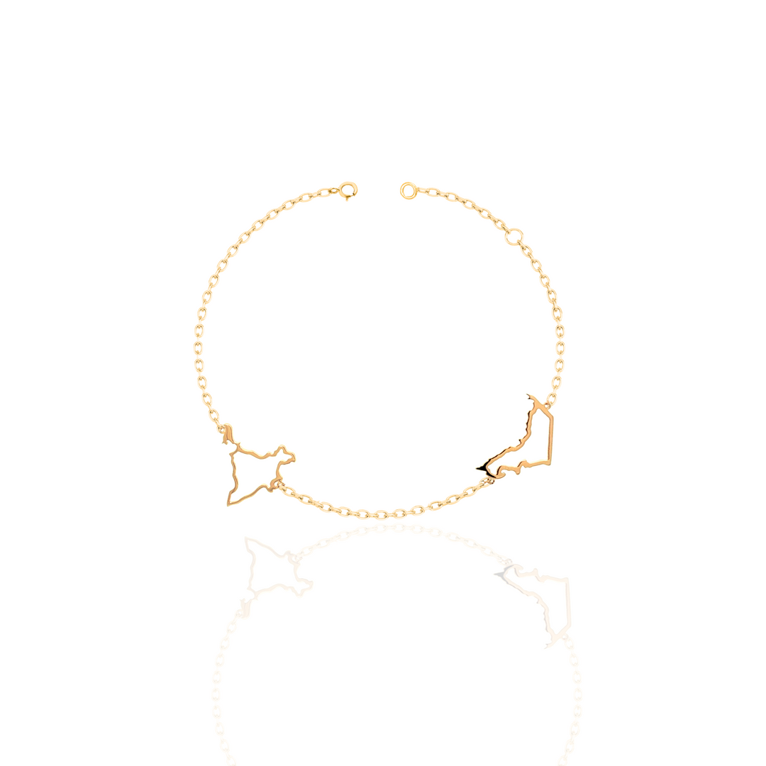 World Maps Bracelet