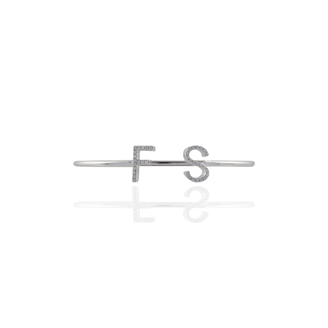 Sentiments Dual Alphabets Bangle