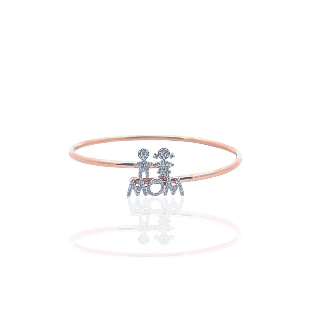 Sentiments Mom and Kids Bangle