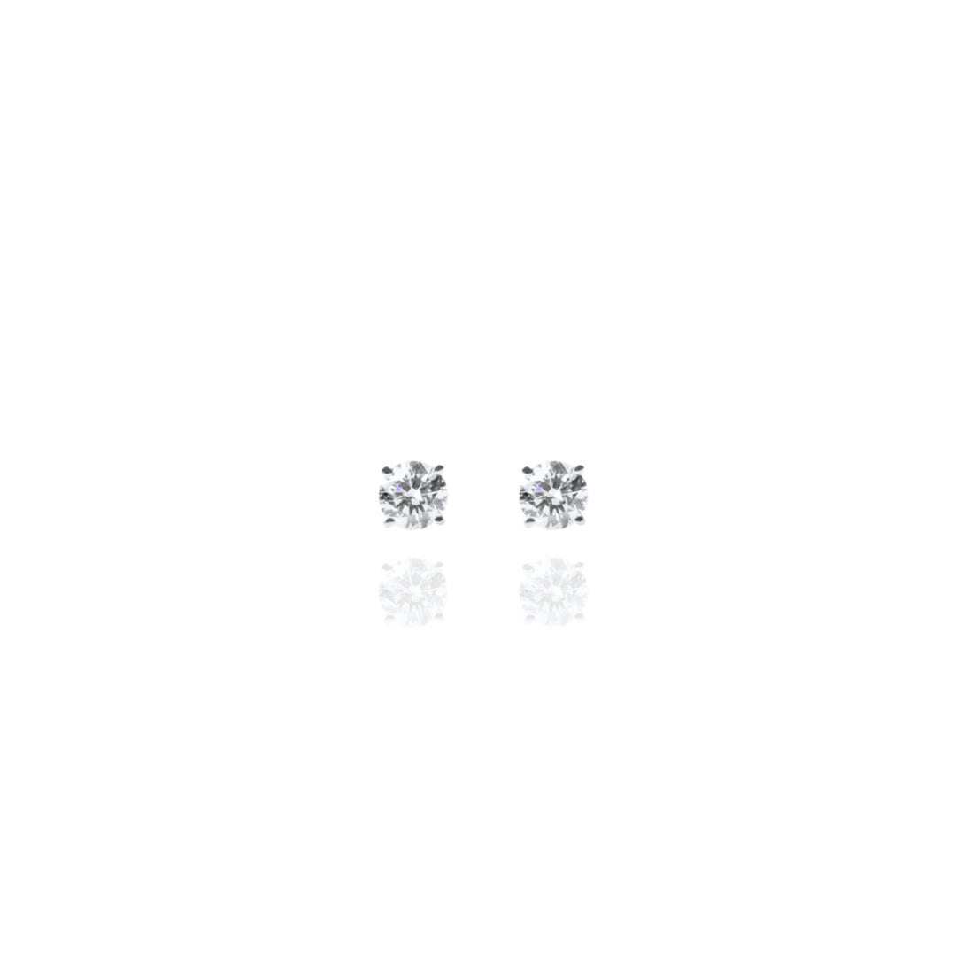 Drops of Radiance Solitaire Earrings