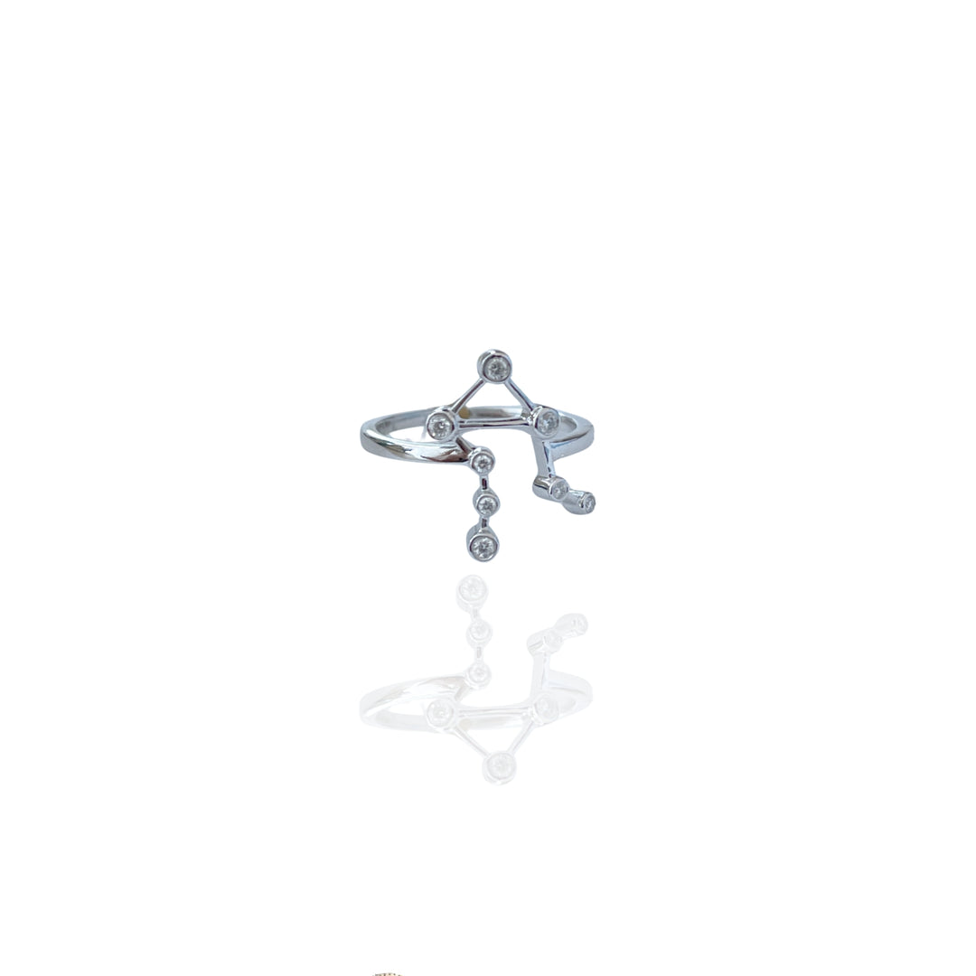 Zodiac Constellation Diamond Ring