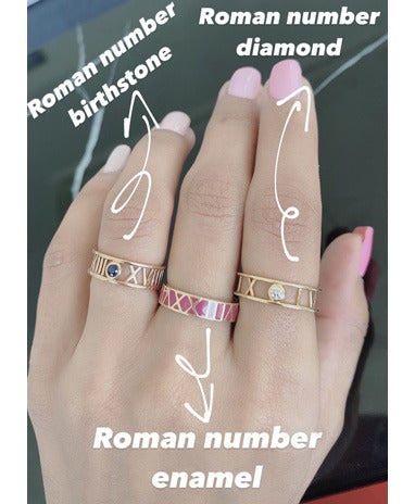 Best Seller Roman Number Ring