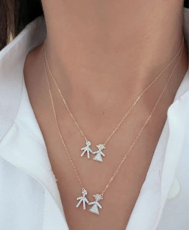 Children Mini Diamond Necklace