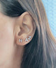 Diamond Initial Earrings